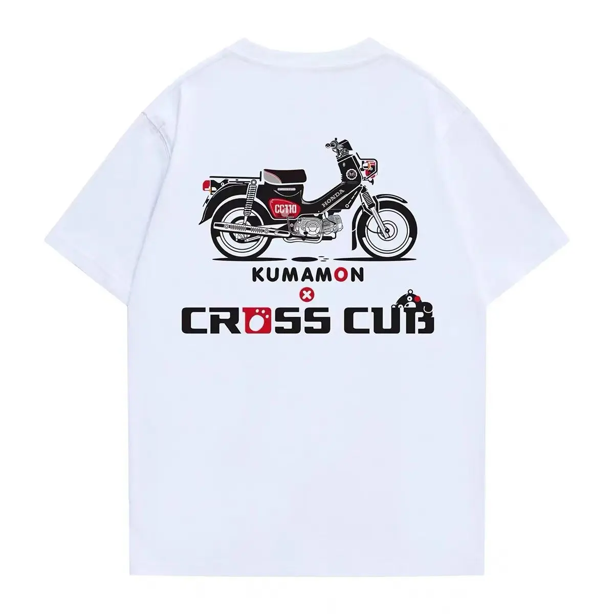 KUMAMON X CROSS CUB, креативная повседневная футболка с круглым вырезом и короткими рукавами с рисунком локомотива
KUMAMON X CROSS CUB, креативная повседневная футболка с круглым вырезом и короткими рукавами с рисунком локомотива