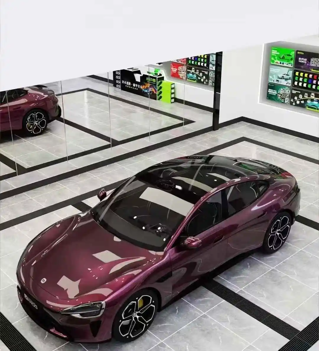 Wrapmaster Top quality PET Glossy Metallic Glazed black sugar Red vehicle Wraps Car Vinyl wrapping film
Wrapmaster Top quality PET Glossy Metallic Glazed black sugar Red vehicle Wraps Car Vinyl wrapping film