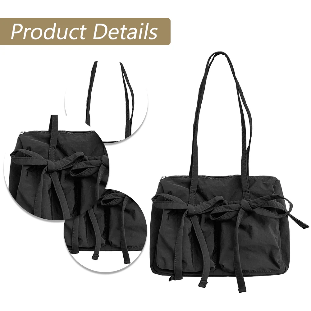 Women Cute Shoulder Bag Zipper Closure Fashion Shoulder Purse Solid Color Nylon Grocery Purse Girls Outdoor Daily Bag
Women Cute Shoulder Bag Zipper Closure Fashion Shoulder Purse Solid Color Nylon Grocery Purse Girls Outdoor Daily Bag