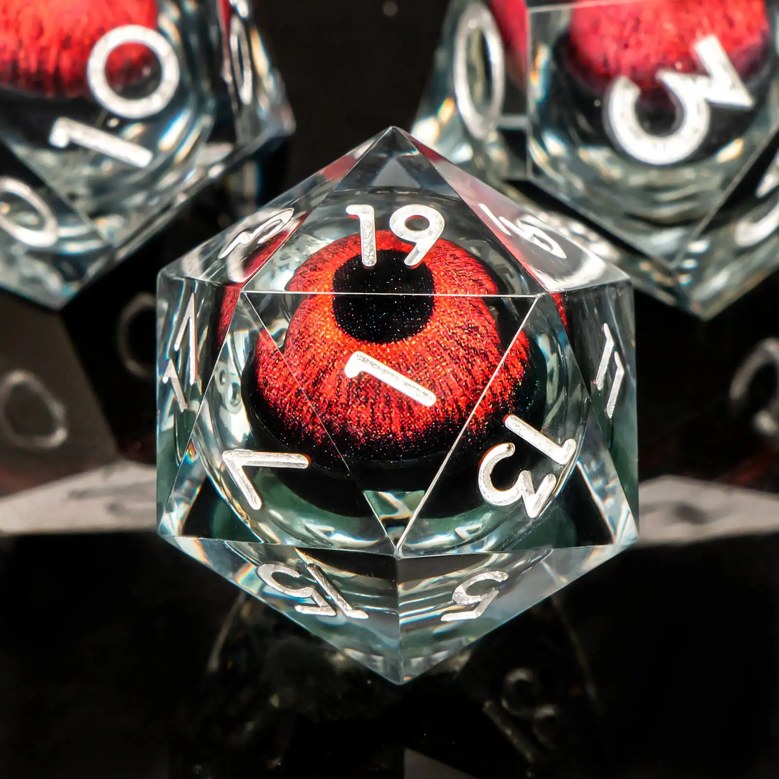 KERWELLSI-DND Beholder's Eye dice Set for D & D, dungeon and Dragon Dice, liquid core, sharp edge, role playing dice
KERWELLSI-DND Beholder's Eye dice Set for D & D, dungeon and Dragon Dice, liquid core, sharp edge, role playing dice