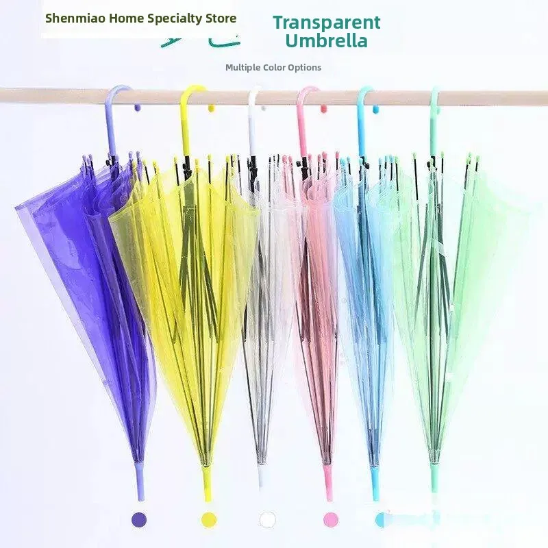 New Large Size Transparent Thickened Long Handle Umbrella for Children And Adults Unisex Lightweight Rain Umbrella Japanese S...
New Large Size Transparent Thickened Long Handle Umbrella for Children And Adults Unisex Lightweight Rain Umbrella Japanese S...
