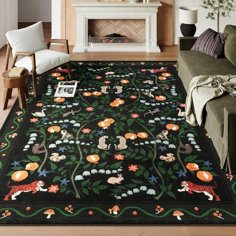 Living Room Carpet Non-Slip Machine Washable Foldable Floor Mat Pink Animal Floral Patterned Rug Large Areas Home Decor Carpets
Living Room Carpet Non-Slip Machine Washable Foldable Floor Mat Pink Animal Floral Patterned Rug Large Areas Home Decor Carpets