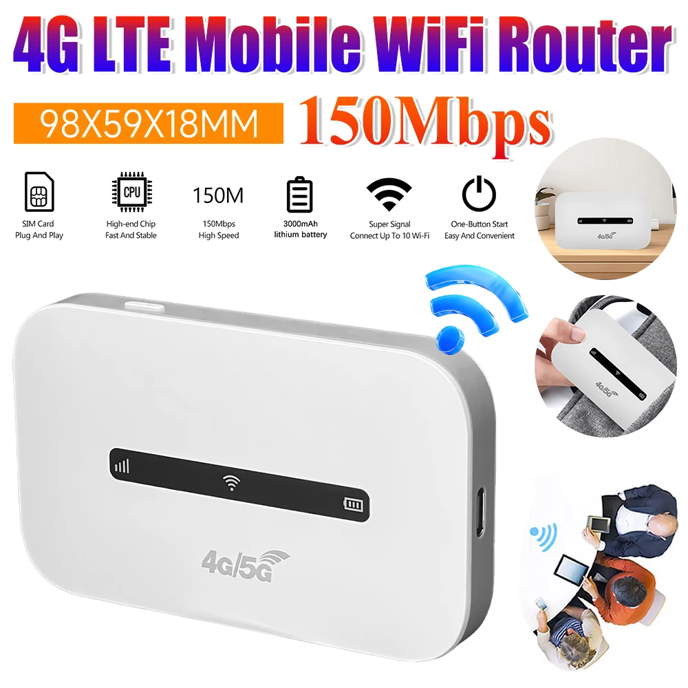 NEW Mobile WiFi Router With SIM Card Slot 150Mbps Wireless Internet Router M6 4G LTE Portable WiFi Hotspot Modem Pocket Router
NEW Mobile WiFi Router With SIM Card Slot 150Mbps Wireless Internet Router M6 4G LTE Portable WiFi Hotspot Modem Pocket Router