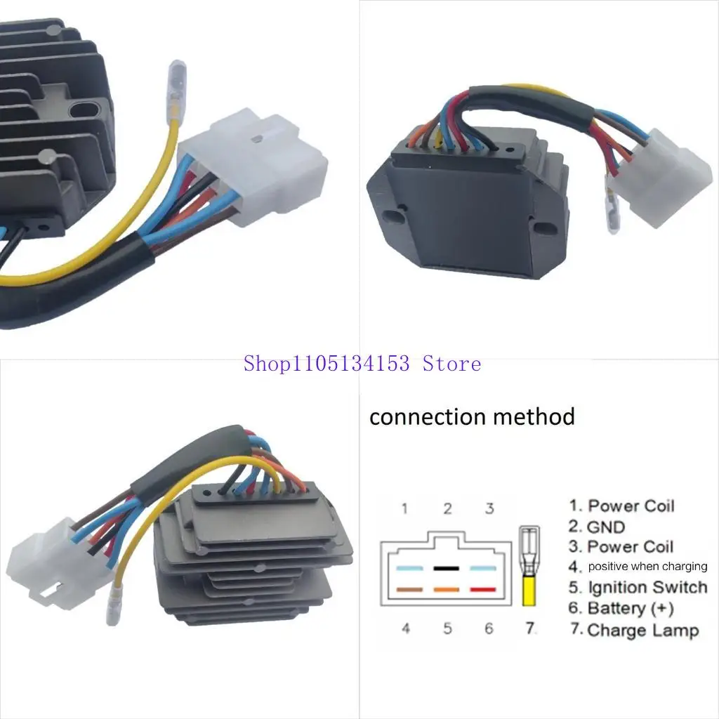HG89 Регулятор мотоциклого регулятора напряжения. Выпрямитель 12V для RS5121 119653-7771011
HG89 Регулятор мотоциклого регулятора напряжения. Выпрямитель 12V для RS5121 119653-7771011