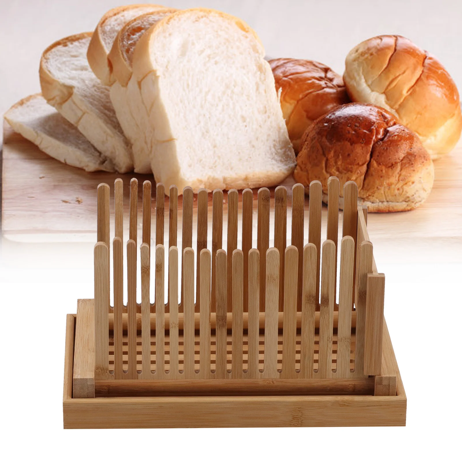 Adjustable Bread Cutter Bread Accessory Homemade Bread Cutting Board Adjustable Foldable Bread Cutter for Home Bakery Kitchen
Adjustable Bread Cutter Bread Accessory Homemade Bread Cutting Board Adjustable Foldable Bread Cutter for Home Bakery Kitchen
