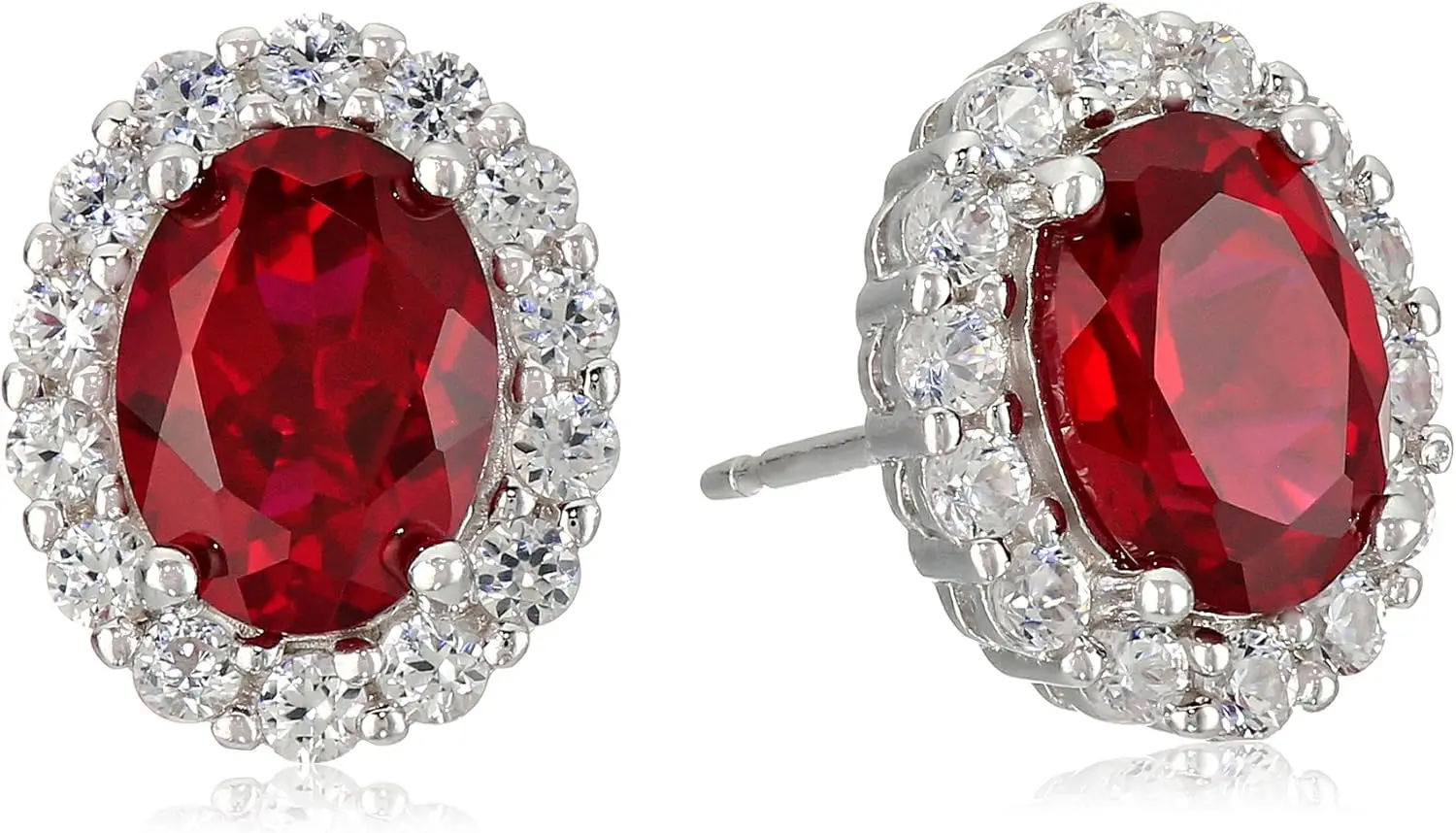 Fashion Sterling Silver White Sapphire Halo Oval Stud Earrings for Women Gifts Jewelry
Fashion Sterling Silver White Sapphire Halo Oval Stud Earrings for Women Gifts Jewelry