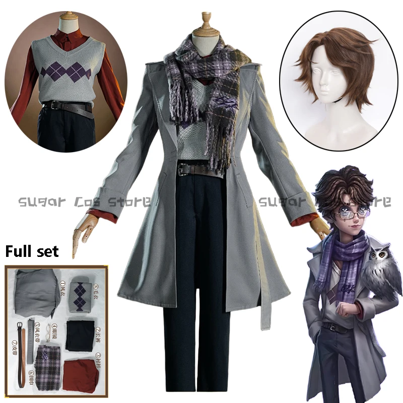 Game Identity V Eli Clark Cosplay Costume Wig Seer BLK Uniform Set Halloween Carnival Play Role Party Prop Anime Cosplay Clothes
Game Identity V Eli Clark Cosplay Costume Wig Seer BLK Uniform Set Halloween Carnival Play Role Party Prop Anime Cosplay Clothes