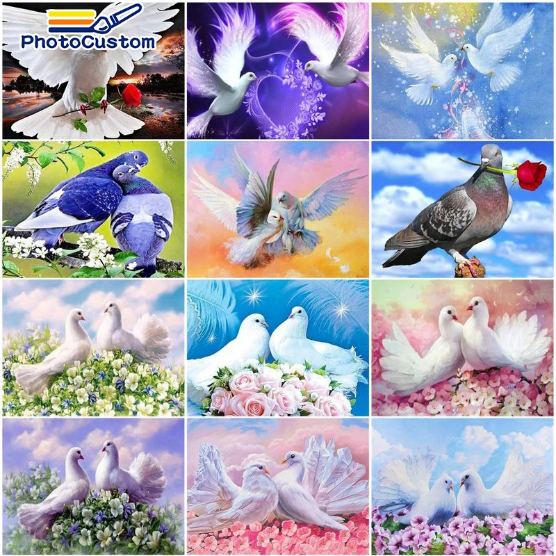 PhotoCustom Oil Painting By Numbers Pigeon Animal DIY On Canvas HandPaint Adults Kit With Frame Picture By Number Handwork
PhotoCustom Oil Painting By Numbers Pigeon Animal DIY On Canvas HandPaint Adults Kit With Frame Picture By Number Handwork