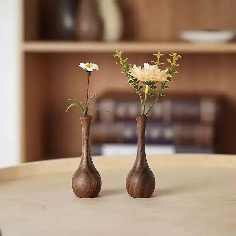 Graceful Black Walnut Solid Wood Tiny Vase Wooden Ornament for Home Living Room Theme Dining Table Small Vase Solid Wood Vase
Graceful Black Walnut Solid Wood Tiny Vase Wooden Ornament for Home Living Room Theme Dining Table Small Vase Solid Wood Vase