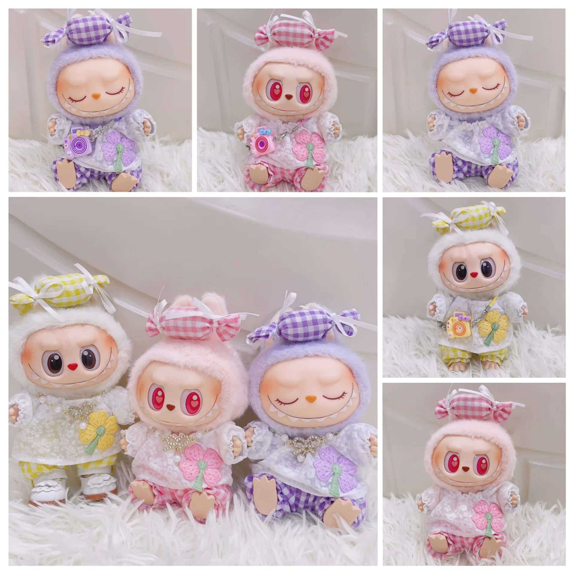 Labubu Doll Summer Candy Set 17cm Plush Doll Clothes Replacement Labubu I II Idol Doll Sitting Party Accessories
Labubu Doll Summer Candy Set 17cm Plush Doll Clothes Replacement Labubu I II Idol Doll Sitting Party Accessories