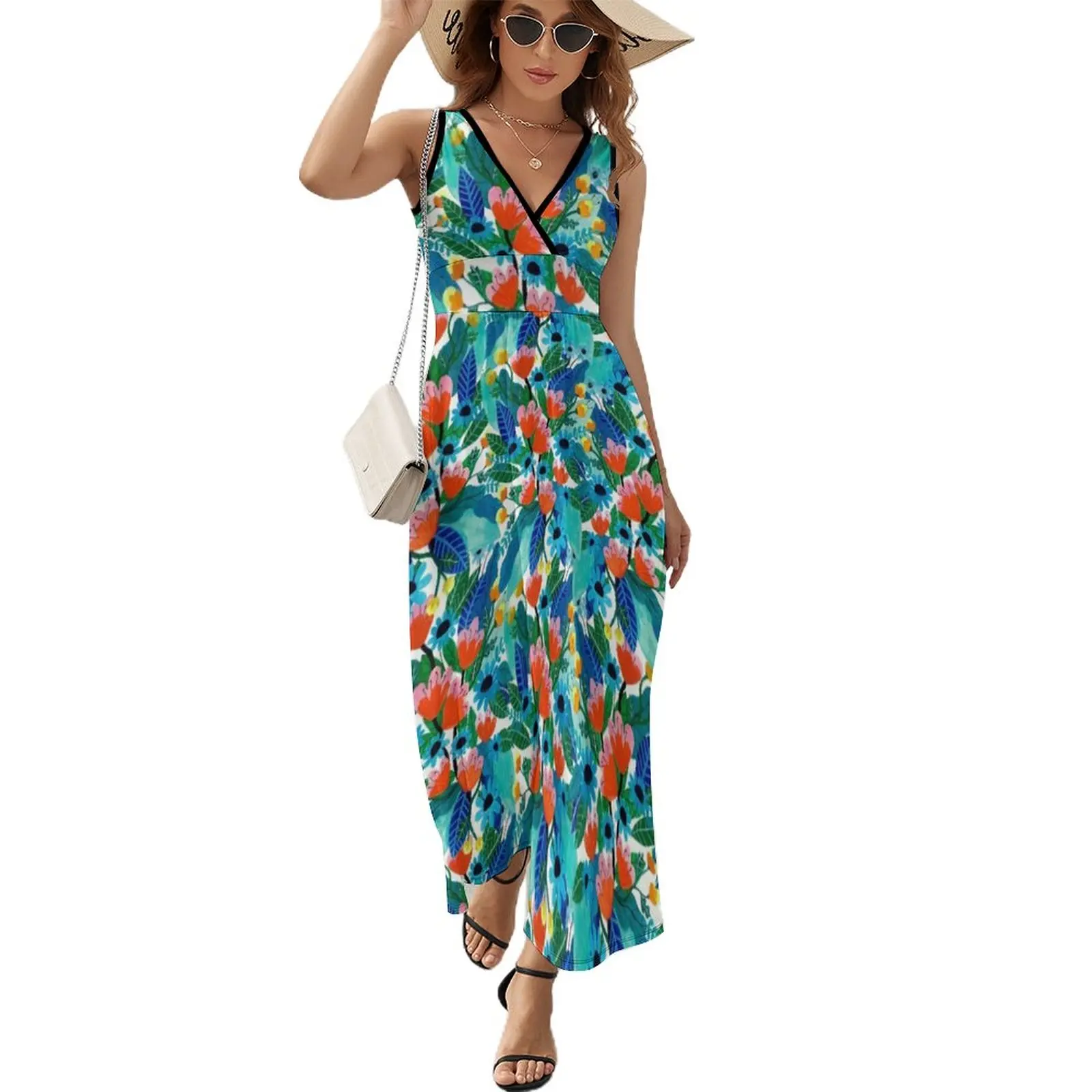 Tropic Jungle Sleeveless Dress wedding dresses for parties Party dresses for women Dress women Women's summer long dress
Tropic Jungle Sleeveless Dress wedding dresses for parties Party dresses for women Dress women Women's summer long dress