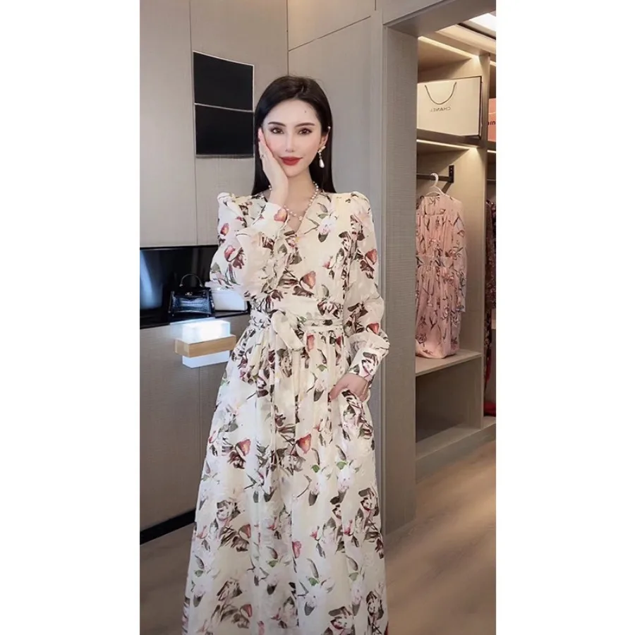 【New style】French slimming hot girl hot mom temperament style new spring and summer waist waist large skirt long sleeves bohemi
【New style】French slimming hot girl hot mom temperament style new spring and summer waist waist large skirt long sleeves bohemi