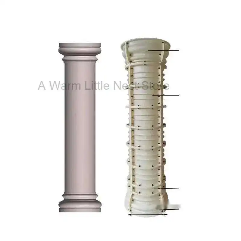 Round Roman Column Mold Cylindrical Smooth Column Model Concrete Column European Villa Building Exterior Wall Decoration Mold
Round Roman Column Mold Cylindrical Smooth Column Model Concrete Column European Villa Building Exterior Wall Decoration Mold