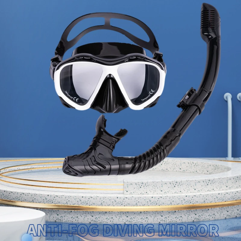 1 Pc Snorkeling Equipment Diving Mirror Snorkel Set Large Frame Silicone Diving Mask Full Dry Snorkel Diving Equipment
1 Pc Snorkeling Equipment Diving Mirror Snorkel Set Large Frame Silicone Diving Mask Full Dry Snorkel Diving Equipment