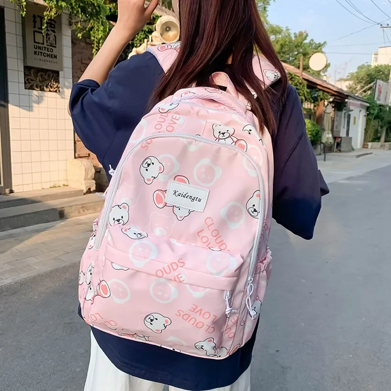 BOMO Cartoon Print Womens Backpack Fashion Kawaii High Capacity Korean Style Backpacks for Ladies Casual Versatile Female Bag
BOMO Cartoon Print Womens Backpack Fashion Kawaii High Capacity Korean Style Backpacks for Ladies Casual Versatile Female Bag