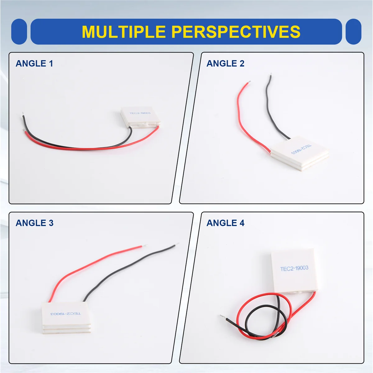HOT!TEC2-19003 Thermoelectric Cooler Peltier 30X30mm 19003 Double Elements Module Electronic Cooling Sheet
HOT!TEC2-19003 Thermoelectric Cooler Peltier 30X30mm 19003 Double Elements Module Electronic Cooling Sheet