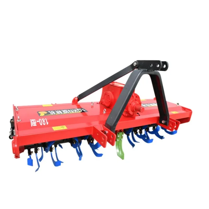 Rotary Tiller, Plough, Harrow — Tractor Equipped with Farm Tools for Tillage
Rotary Tiller, Plough, Harrow — Tractor Equipped with Farm Tools for Tillage