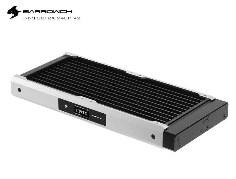 BARROW Silver,Red,Black 30mm Thickness 240/360mm Radiator With OLED Display POM Inlet Module Suitable for 12cm Fans FBCFRX V2
BARROW Silver,Red,Black 30mm Thickness 240/360mm Radiator With OLED Display POM Inlet Module Suitable for 12cm Fans FBCFRX V2