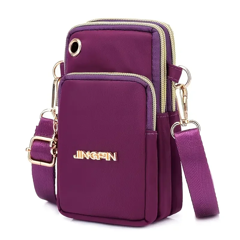 This stylish and fashionable women's multi-functional crossbody phone bag boasts a trendy letter pattern, zipper detail, and con
This stylish and fashionable women's multi-functional crossbody phone bag boasts a trendy letter pattern, zipper detail, and con