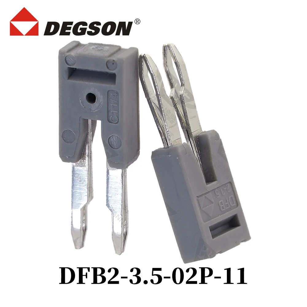 10Pcs DEGSON DFB10-20-3.5-16-11-00ZH Straight in Contact DS1.5 Din-Rail Terminal Blocks Accessories Plug-in Bridge FBS10 Phoenix 
10Pcs DEGSON DFB10-20-3.5-16-11-00ZH Straight in Contact DS1.5 Din-Rail Terminal Blocks Accessories Plug-in Bridge FBS10 Phoenix