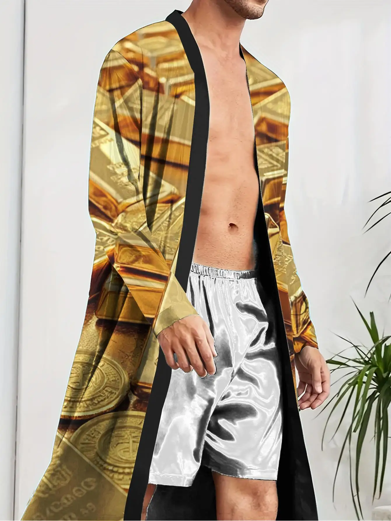 1pc Men's Robes 2026 Spring/Summer Graphic Men's Bathrobe Polyester 3D Printed Robes Nightie for Men Sleepwear Robe
1pc Men's Robes 2026 Spring/Summer Graphic Men's Bathrobe Polyester 3D Printed Robes Nightie for Men Sleepwear Robe