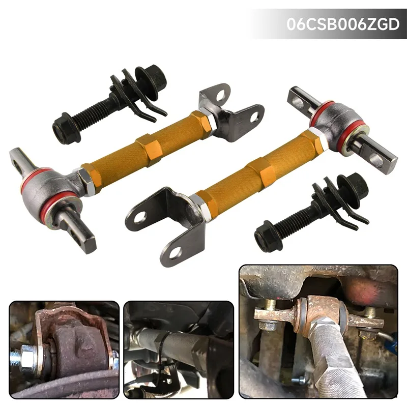 Rear Adjustable Camber Kit Fit For 02-06 Acura RSX 01-05 Honda Civic +Fitting
Rear Adjustable Camber Kit Fit For 02-06 Acura RSX 01-05 Honda Civic +Fitting
