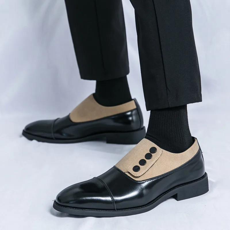 2025 New Arrival Brown Men's Leather Shoes Plus Size 46 Business Wear Shoes Men Low-heel Formal Shoes for Man zapatos de hombre
2025 New Arrival Brown Men's Leather Shoes Plus Size 46 Business Wear Shoes Men Low-heel Formal Shoes for Man zapatos de hombre