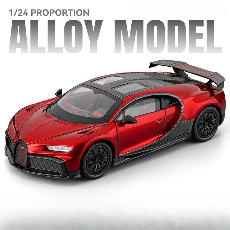 1:24 Chiron Supercar High Simulation Diecast Metal Alloy Model car Sound Light Pull Back Collection Kids Toy Gifts
1:24 Chiron Supercar High Simulation Diecast Metal Alloy Model car Sound Light Pull Back Collection Kids Toy Gifts
