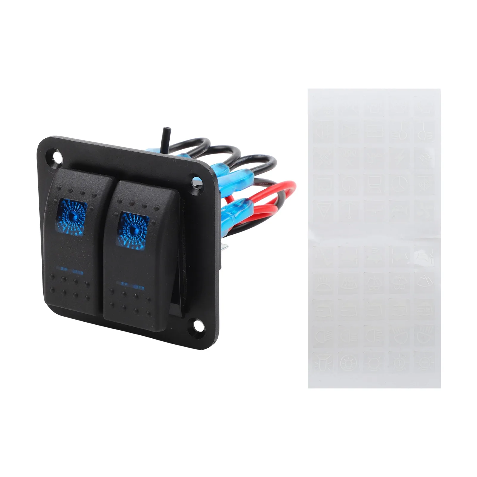12V 24VDC Switch Blue Rocker Switch Robust Plastic Construction Auxiliary Lamp Control Car Motorcycle Boat Use Circuit Breaker
12V 24VDC Switch Blue Rocker Switch Robust Plastic Construction Auxiliary Lamp Control Car Motorcycle Boat Use Circuit Breaker