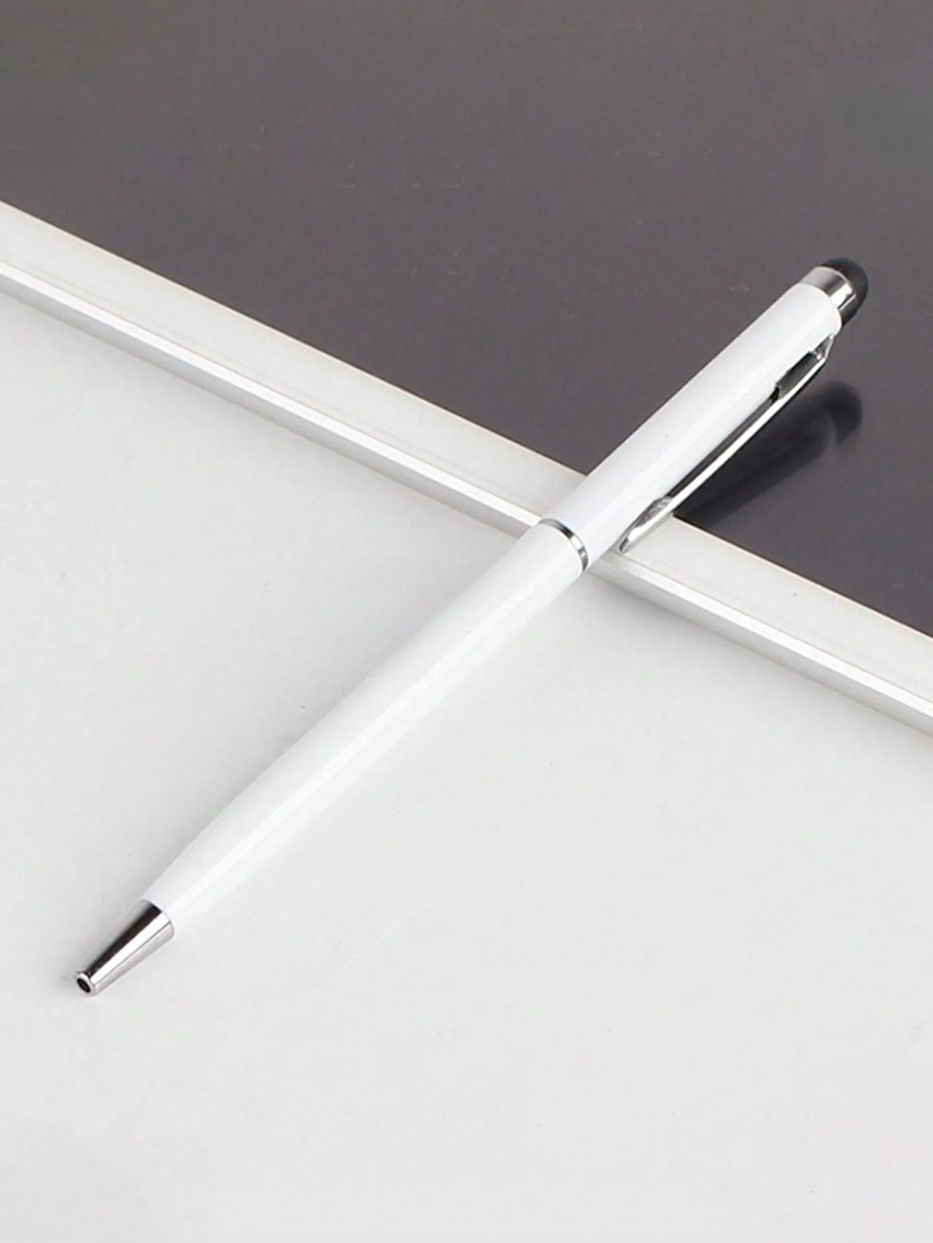 Dual-purpose Touch Stylus Pen for Tablets Phones 2 in 1 Capacitive Writing Pen & Ballpoint Pen Universal Screen Stylus (1 Piece)
Dual-purpose Touch Stylus Pen for Tablets Phones 2 in 1 Capacitive Writing Pen & Ballpoint Pen Universal Screen Stylus (1 Piece)