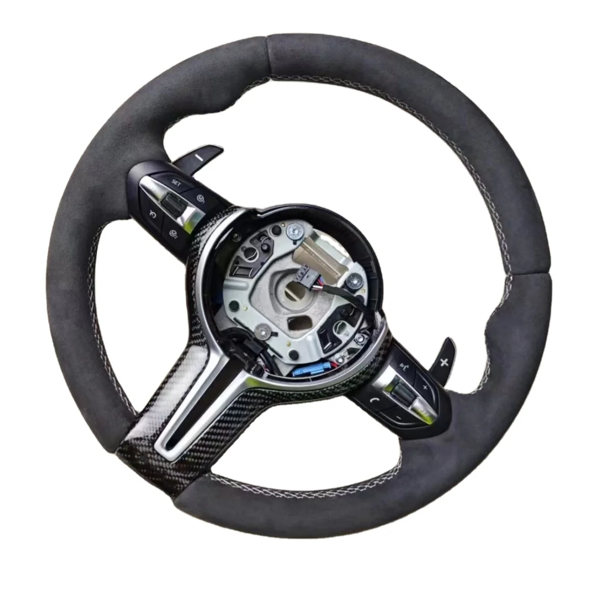 M Performance Steering Wheel Fit For BMW F30 F32 F10 F20 F07 F01 E46 E60 E90 M3 M4 M5 Alcantara Steering Wheel
M Performance Steering Wheel Fit For BMW F30 F32 F10 F20 F07 F01 E46 E60 E90 M3 M4 M5 Alcantara Steering Wheel