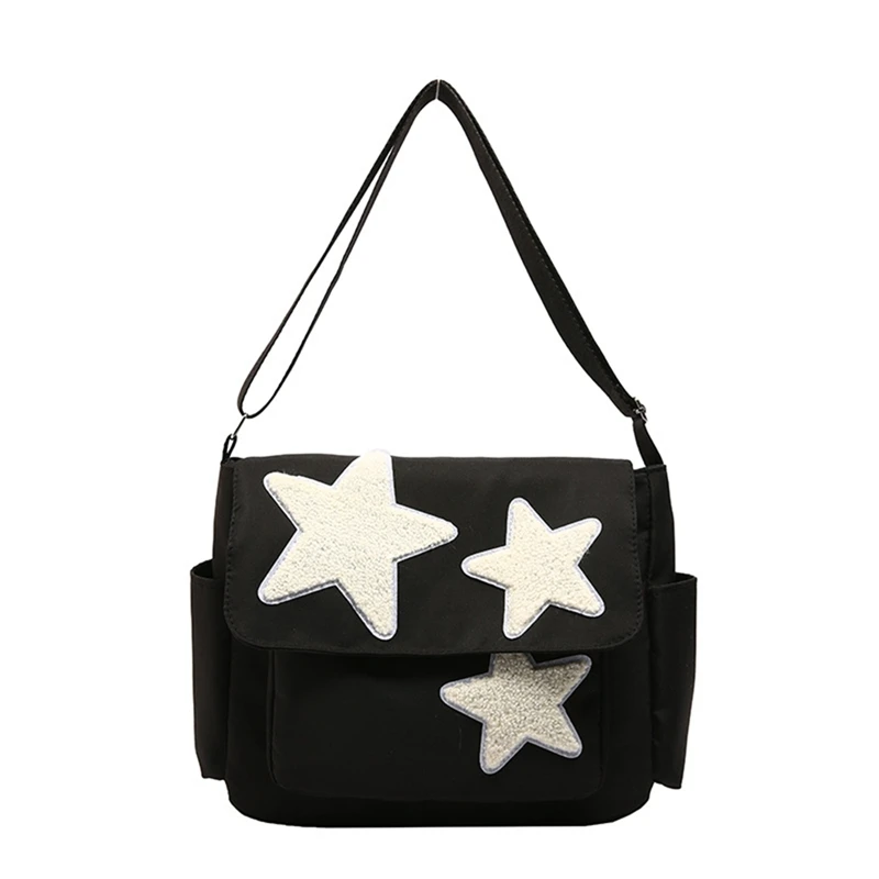 ASDS-Messenger Bag For Women Star Design Adjustable Cute Messenger Bag With Side Pockets Zippered Shoulder Bags
ASDS-Messenger Bag For Women Star Design Adjustable Cute Messenger Bag With Side Pockets Zippered Shoulder Bags