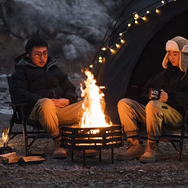 Carbon Steel Fire Pit For Camping Rugged Portable Foldable Spark Catcher Outdoor Fireplace Grill
Carbon Steel Fire Pit For Camping Rugged Portable Foldable Spark Catcher Outdoor Fireplace Grill