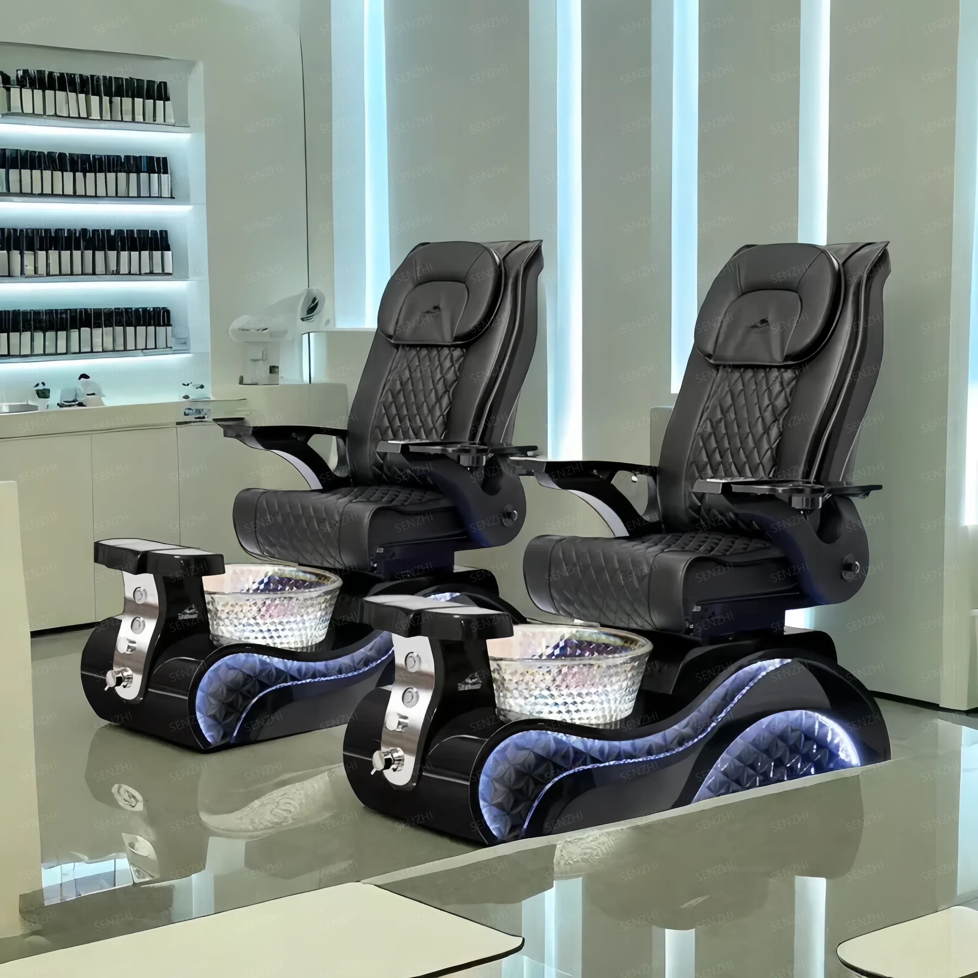 Luxury Gold Beauty Salon Foot Spa Chair Electric Reclining Massage Manicure Pedicure Chair With Led Lighting
Luxury Gold Beauty Salon Foot Spa Chair Electric Reclining Massage Manicure Pedicure Chair With Led Lighting