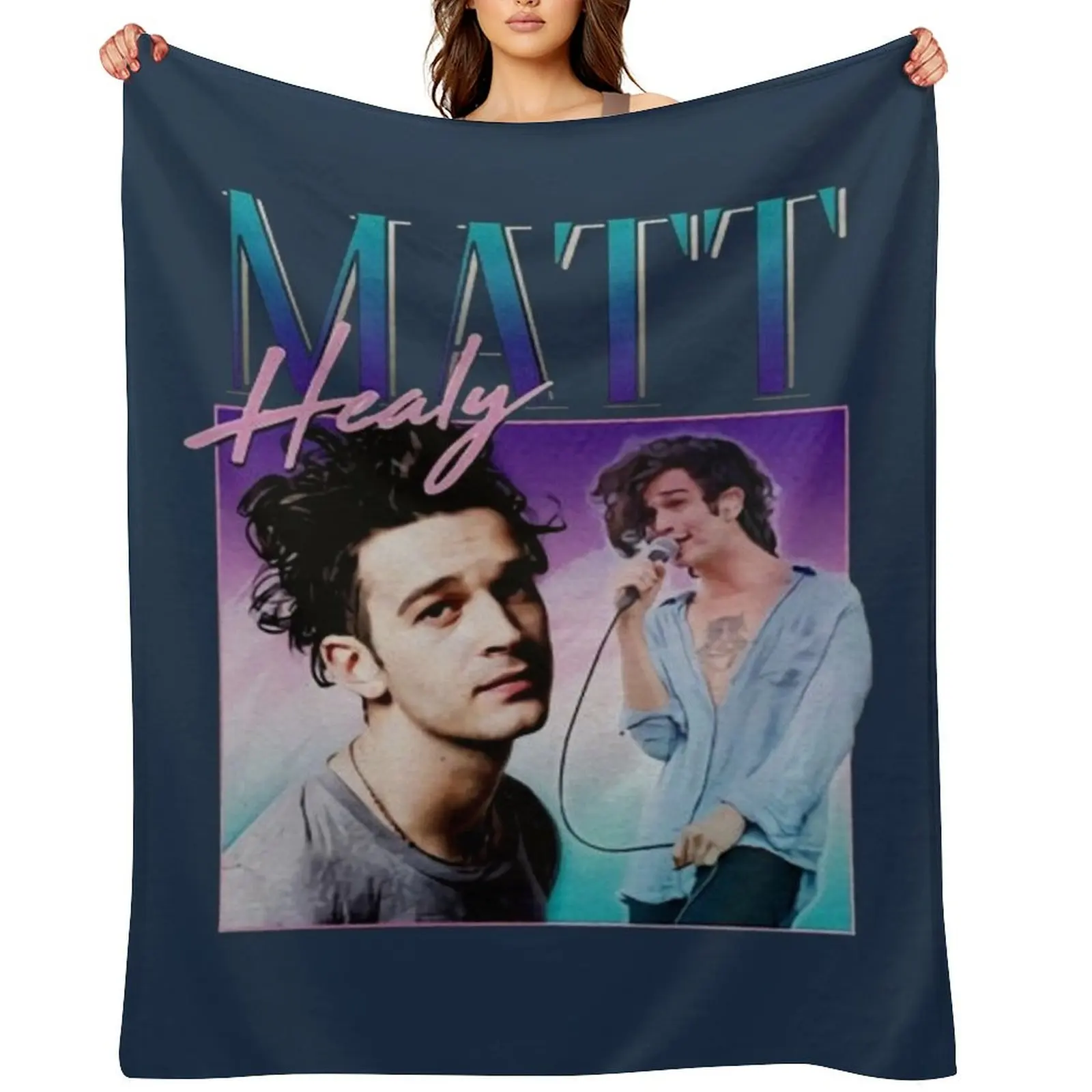 Matt Healy Homage Funny Matty 1975 Retro 90's 80's Party Throw Blanket Sofas blankets ands Bed Blankets
Matt Healy Homage Funny Matty 1975 Retro 90's 80's Party Throw Blanket Sofas blankets ands Bed Blankets