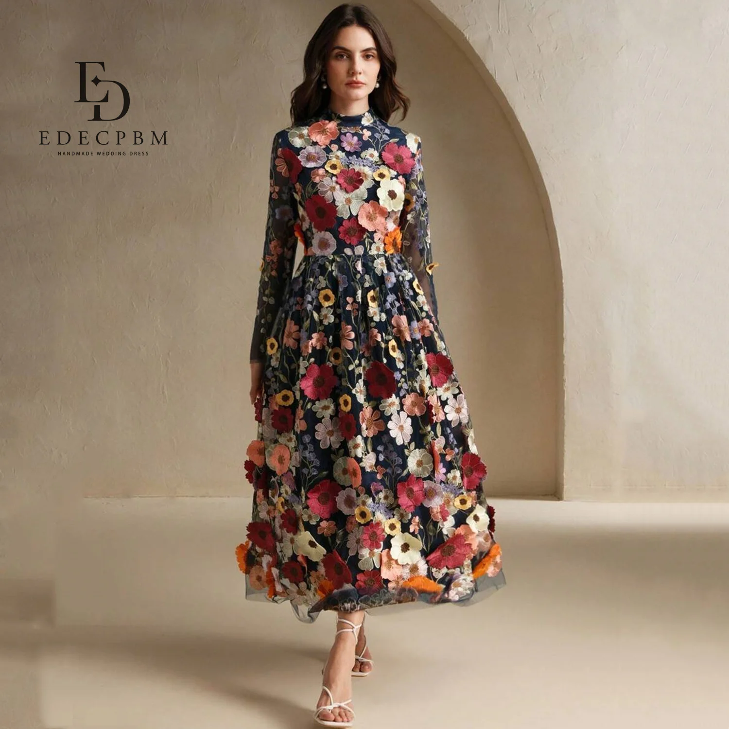 EDECPBM Dark Blue Prom Dresses 2025 Woman Wedding Party Dresses for Special Occasions 3D Flowers Customized Vestidos De Festa
EDECPBM Dark Blue Prom Dresses 2025 Woman Wedding Party Dresses for Special Occasions 3D Flowers Customized Vestidos De Festa