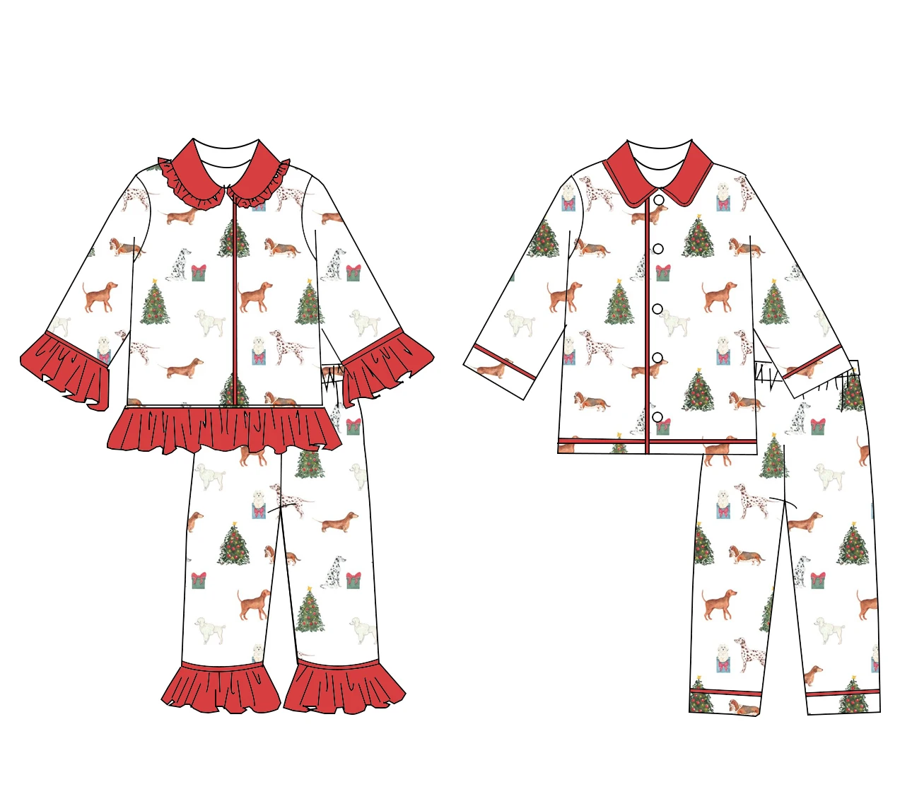 Рождественский детский осенний новый бутик-набор из молочного шелкового материала с принтом животных и рождественской елки
Рождественский детский осенний новый бутик-набор из молочного шелкового материала с принтом животных и рождественской елки