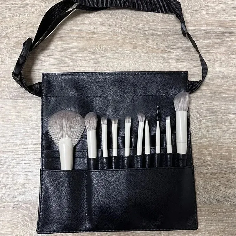 Portable Makeup Brush Waist Bag, PU Leather Foldable Cosmetic Brush Holder for Makeup Artists, Studio & Outdoor Shooting
Portable Makeup Brush Waist Bag, PU Leather Foldable Cosmetic Brush Holder for Makeup Artists, Studio & Outdoor Shooting