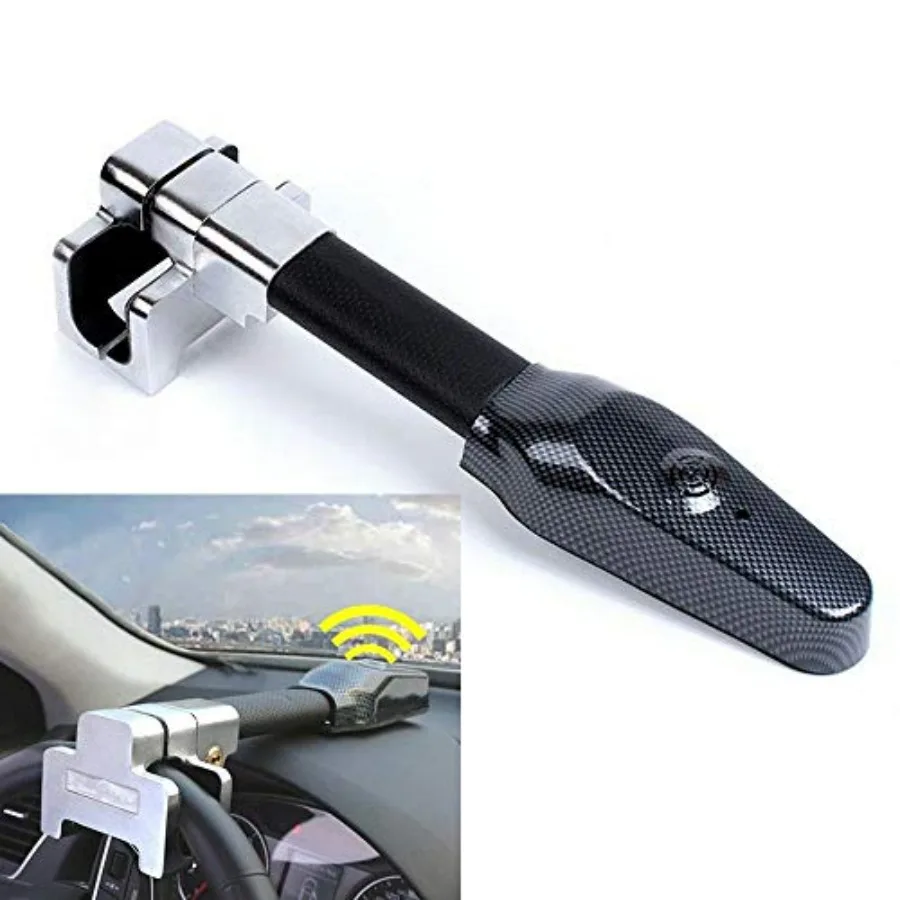 Retractable Steering Wheel Lock Anti-Theft Device with Alarm for Car Security Protection in Black
Retractable Steering Wheel Lock Anti-Theft Device with Alarm for Car Security Protection in Black
