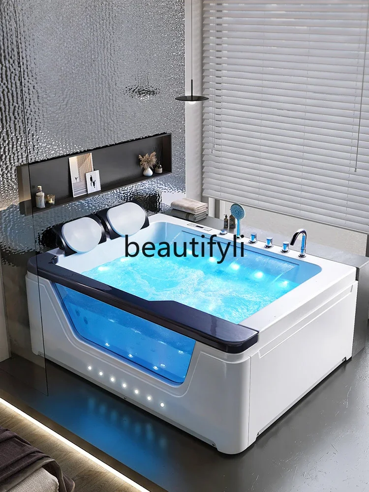AWater curtain waterfall smart surf massage acrylic couple bathtub constant temperature 1.7 meters 242 bathtub
AWater curtain waterfall smart surf massage acrylic couple bathtub constant temperature 1.7 meters 242 bathtub