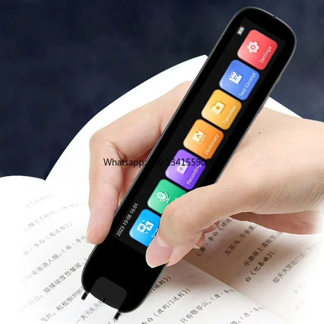 Lightweight Portable Wireless 3.71 Inch Translation Pen Two-way Online Smart Bilingual Conversation Languages Translator
Lightweight Portable Wireless 3.71 Inch Translation Pen Two-way Online Smart Bilingual Conversation Languages Translator