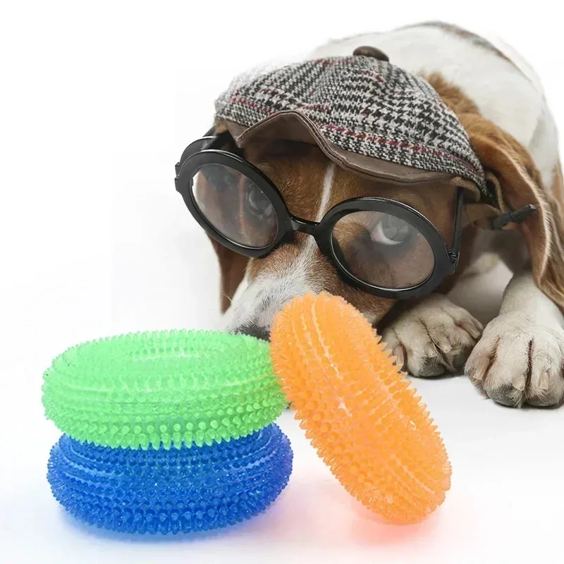 Durable TPR Dog Chew Toy for Aggressive Chewers Interactive Thorn Barbed Design Dental Cleaning Teeth Cleaning Toy Promotes
Durable TPR Dog Chew Toy for Aggressive Chewers Interactive Thorn Barbed Design Dental Cleaning Teeth Cleaning Toy Promotes
