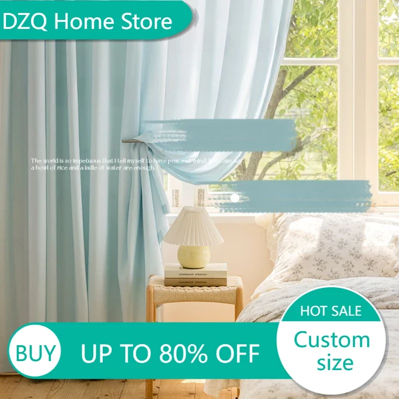 Modern Minimalist Curtains Translucent Heat Insulation Sunscreen Drapes Bedroom Bay Window Curtain Large Area Living Room Drape
Modern Minimalist Curtains Translucent Heat Insulation Sunscreen Drapes Bedroom Bay Window Curtain Large Area Living Room Drape