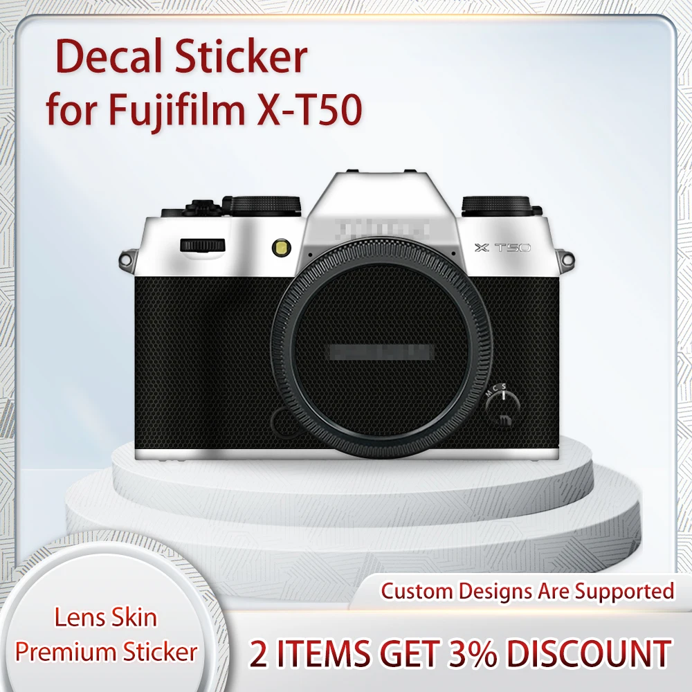 XT50 Skin Wrap Covered Decal Skin for Fujifilm Fuji X-T50 XT 50 Camera Skin Decal Protective Film Cover Film
XT50 Skin Wrap Covered Decal Skin for Fujifilm Fuji X-T50 XT 50 Camera Skin Decal Protective Film Cover Film