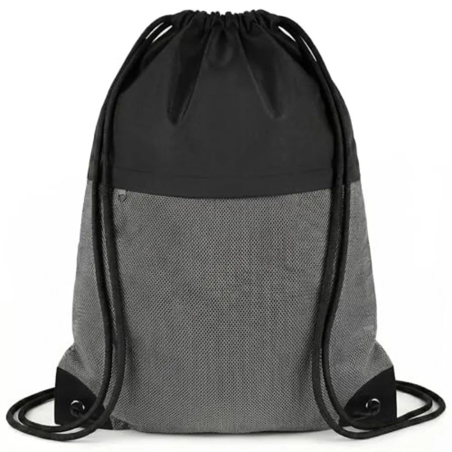 Drawstring Backpack Gym Bag - String Gym Bag for Men and Women, Lightweight Cinch Sports Sackpack for Beach, Travel, Yoga, Swim
Drawstring Backpack Gym Bag - String Gym Bag for Men and Women, Lightweight Cinch Sports Sackpack for Beach, Travel, Yoga, Swim