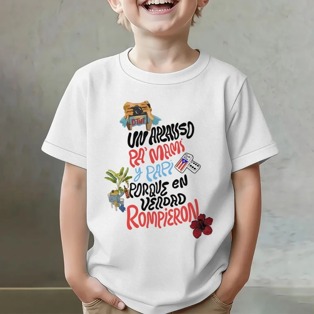 Funny Music Album Graphic Tee Kids Girl Boy Clothes Fan Gift Hip Hop Soft Cotton Tee Children's DTMF Music Album T-shirt
Funny Music Album Graphic Tee Kids Girl Boy Clothes Fan Gift Hip Hop Soft Cotton Tee Children's DTMF Music Album T-shirt