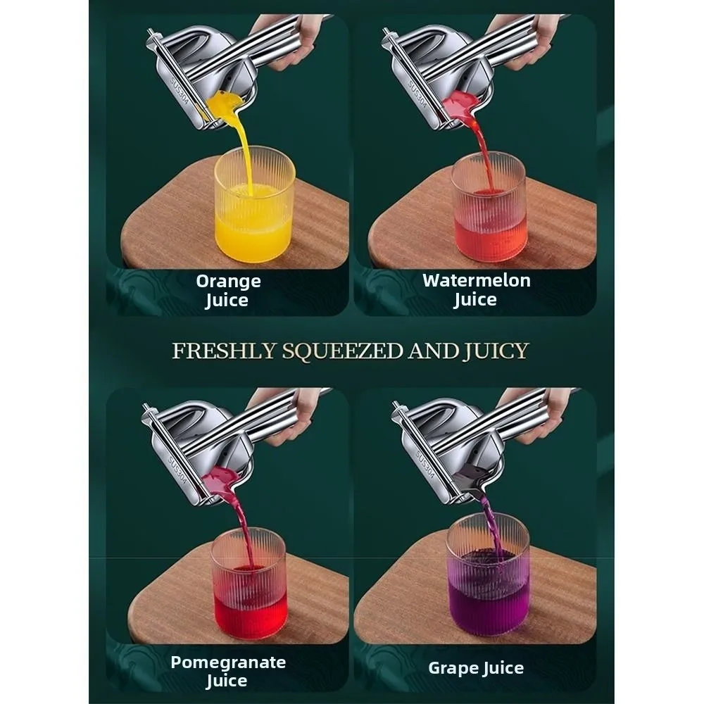 Stainless Steel Hand Lemon Squeezer Hand Press Max Extraction Orange Juice Extractor Comfortable Handle Labor Saving
Stainless Steel Hand Lemon Squeezer Hand Press Max Extraction Orange Juice Extractor Comfortable Handle Labor Saving