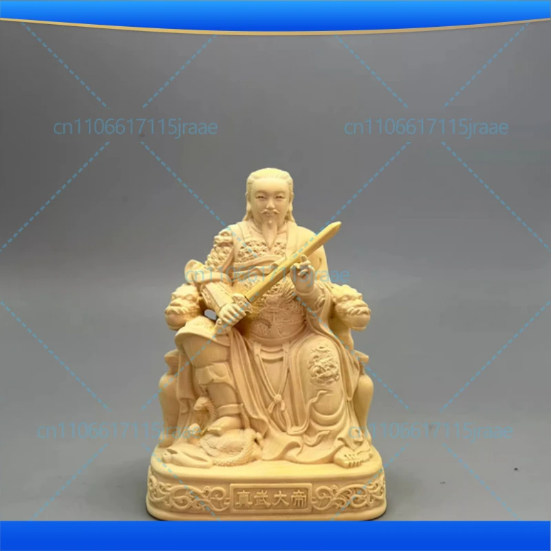 Hand-Carved Boxwood Zhenwu Emperor Statue - 3.9" Taoist Deity Xuanwu Home Decor Feng Shui Figurine
Hand-Carved Boxwood Zhenwu Emperor Statue - 3.9" Taoist Deity Xuanwu Home Decor Feng Shui Figurine
