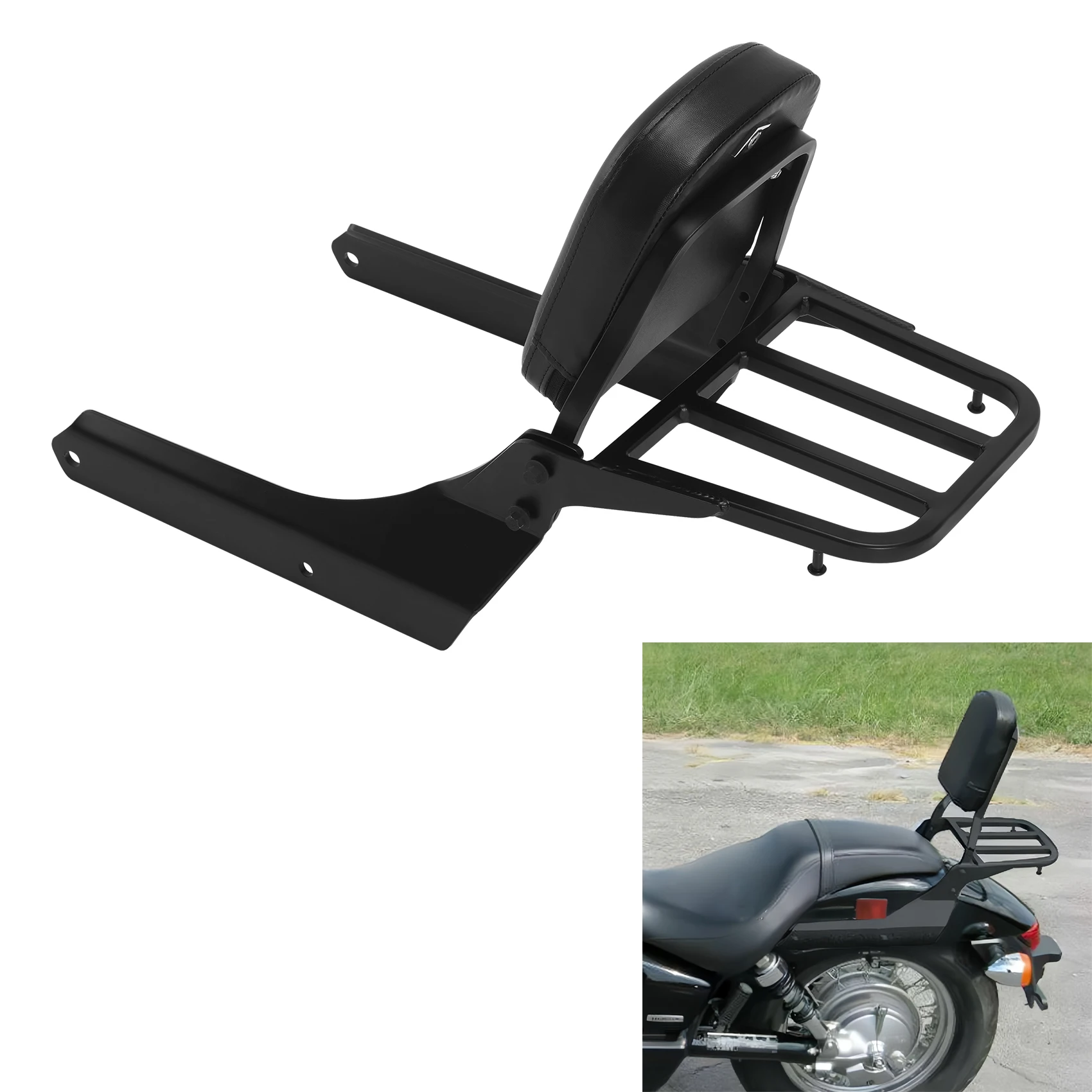 Sissy Bar w/Pad Luggage Rack For Honda Shadow Spirit 750 VT750C2 2007-2014 Phantom 750 VT750C2B 2010-2019 Motorcycle Accessories
Sissy Bar w/Pad Luggage Rack For Honda Shadow Spirit 750 VT750C2 2007-2014 Phantom 750 VT750C2B 2010-2019 Motorcycle Accessories