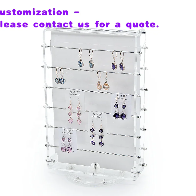 Индивидуальный высококачественный акриловый стенд для демонстрации ювелирных изделий
Индивидуальный высококачественный акриловый стенд для демонстрации ювелирных изделий